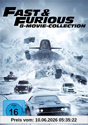 Fast & Furious - 8 Movie Collection [8 DVDs]