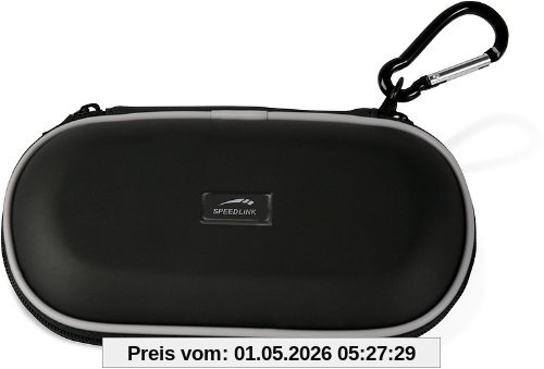 Speedlink Carry Case Tasche zur Aufbewahrung Der PSP Slim/Lite/2000/3000 (Hartschale mit Innenfächern und Reißverschluss) schwarz