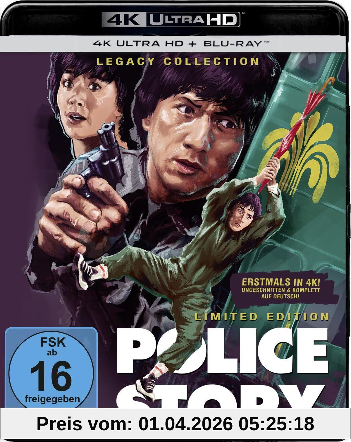 Police Story 4K - Legacy Collection LTD. - 4K HDR 2-Disc Limited Edition (4K Ultra HD) (+ Blu-ray)
