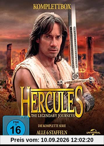 Hercules - The Legendary Journeys: Die komplette Serie. Alle 6 Staffeln + 5 Filme (34 Discs)