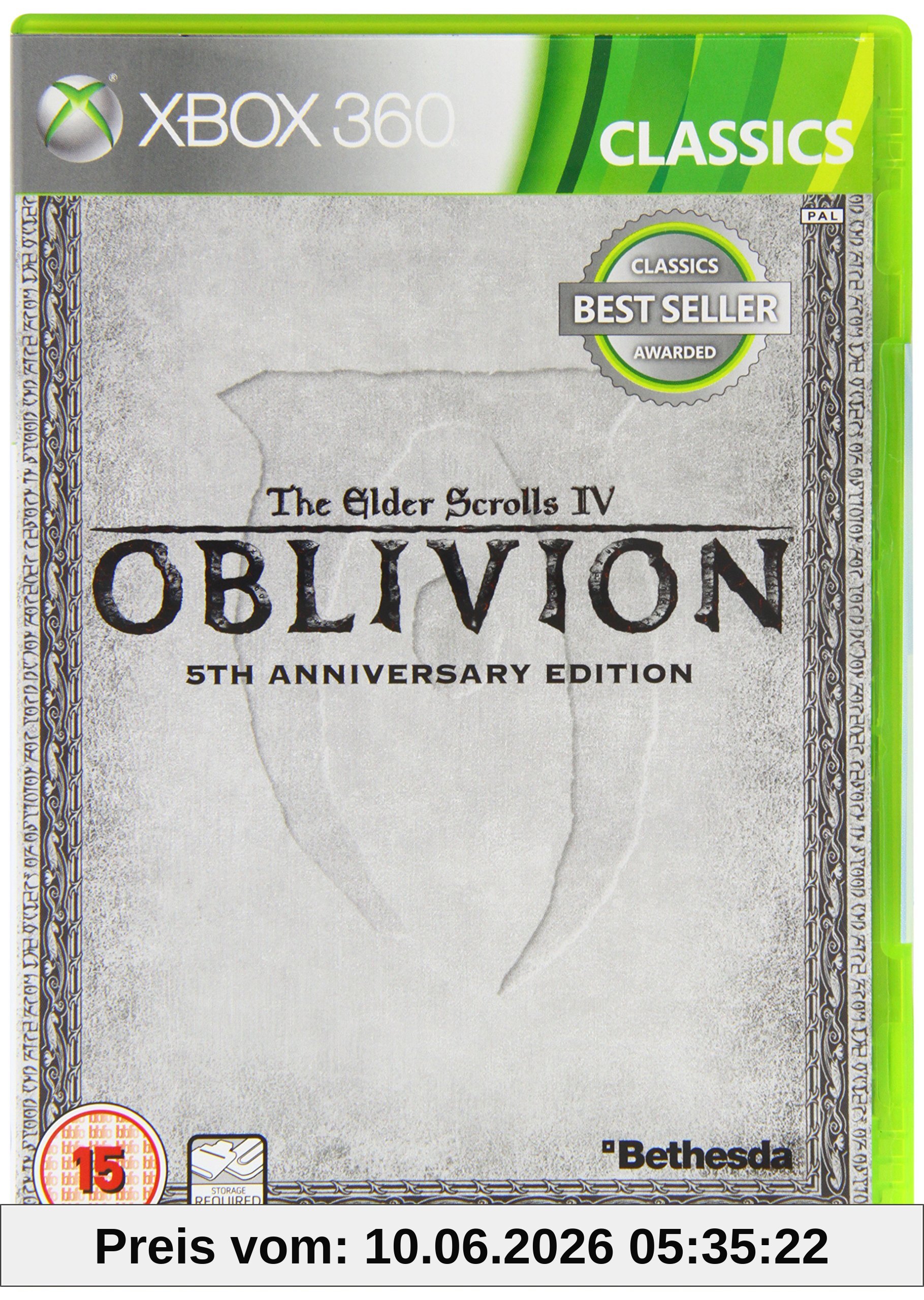The Elder Scrolls IV: Oblivion 5th Anniversary Edition (XBOX 360) [UK IMPORT]