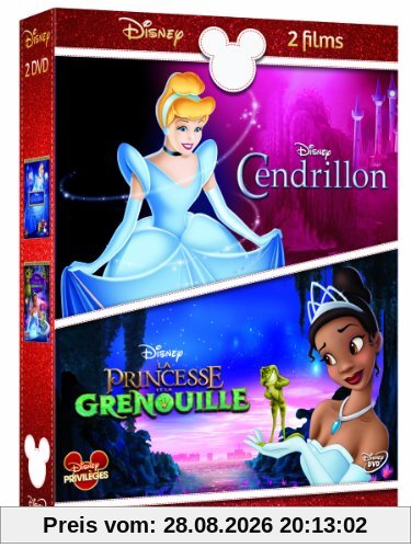 Coffret disney 2 films : cendrillon ; la princesse et la grenouille [FR Import]