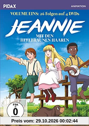 Jeannie mit den hellbraunen Haaren, Vol. 1 / Die ersten 26 Folgen der beliebten Serie (Pidax Animation) [4 DVDs]