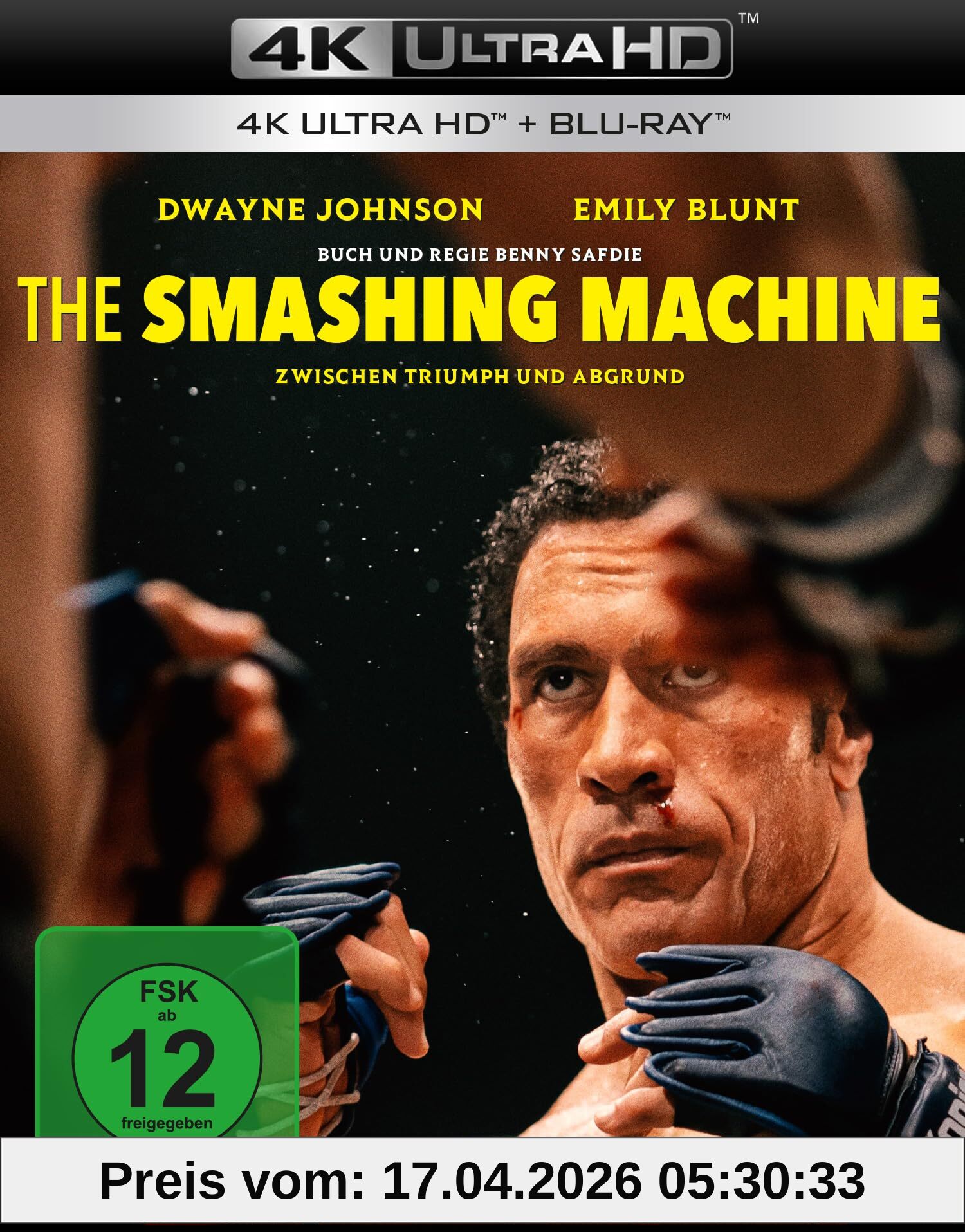 The Smashing Machine (4K Ultra HD + Blu-ray)