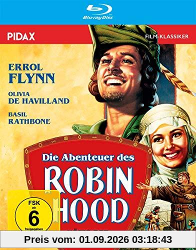 Die Abenteuer des Robin Hood - König der Vagabunden / Preisgekrönter Abenteuerfilm mit Starbesetzung (Pidax Film-Klassiker) [Blu-ray]