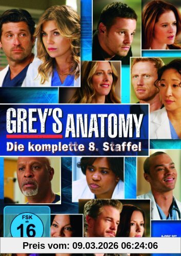 Ellen Pompeo Grey's Anatomy, Die Jungen Ärzte - Die Komplette 8. Staffel [6 DVDs]