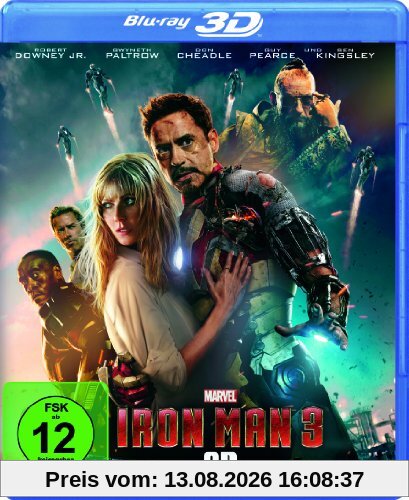 Iron Man 3  (inkl. 2D-Version) [3D Blu-ray]