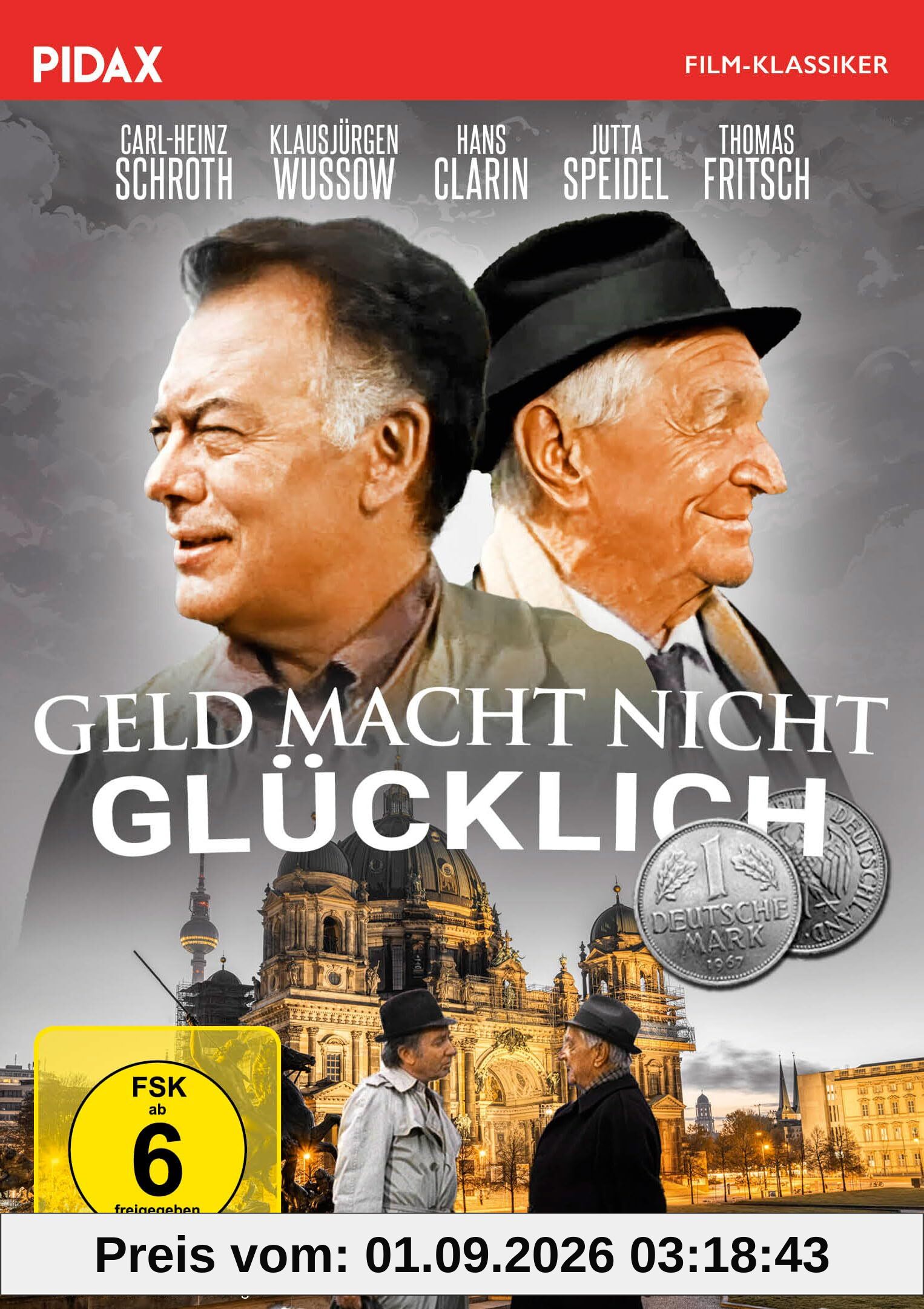 Geld macht nicht glücklich / Charmante Komödie mit Carl-Heinz Schroth, Klausjürgen Wussow, Hans Clarin und Jutta Speidel