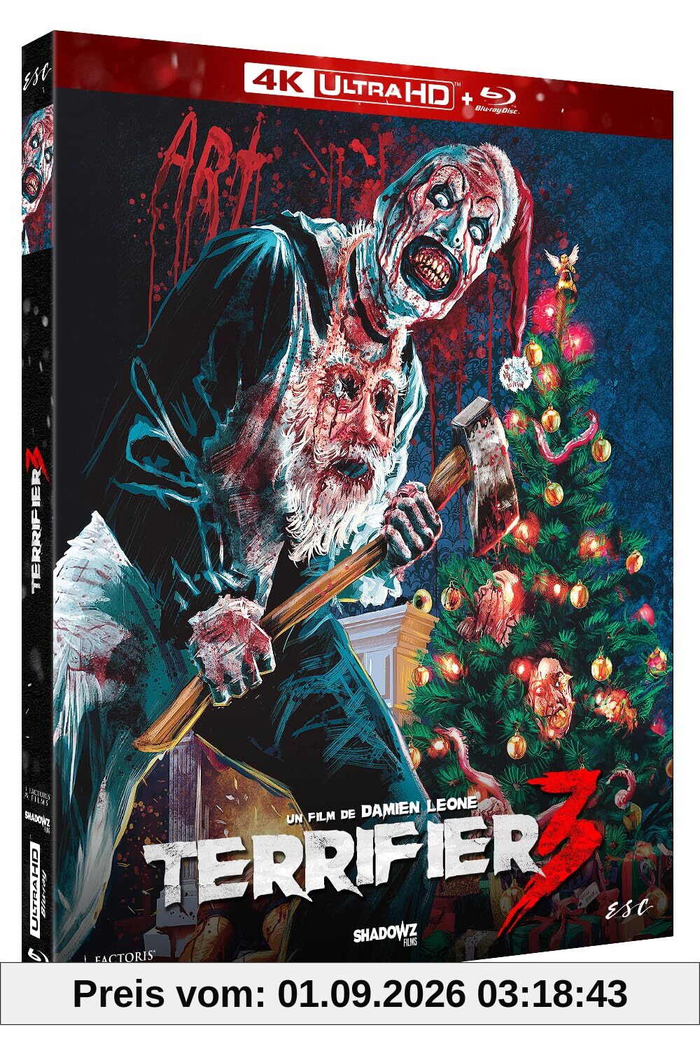 Terrifier 3 [4K Ultra HD + Blu-Ray]