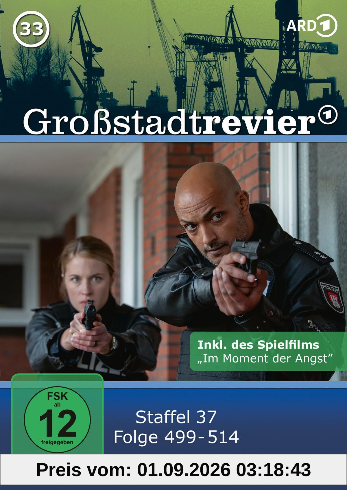 Großstadtrevier 33 - Folge 499-514 (Staffel 37) inkl. Special Im Moment der Angst [4 DVDs]