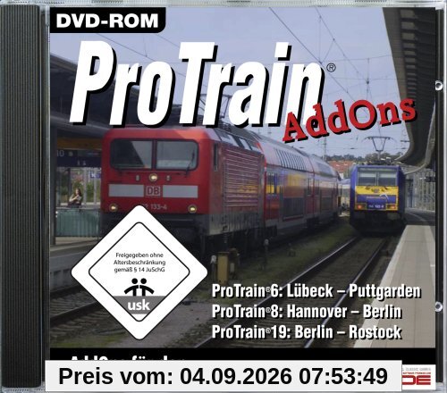 Train Simulator - ProTrain Add-ons für den Microsoft Train Simulator [Software Pyramide]