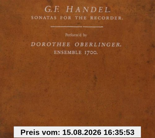 Oberlinger Sonatas For The Recorder