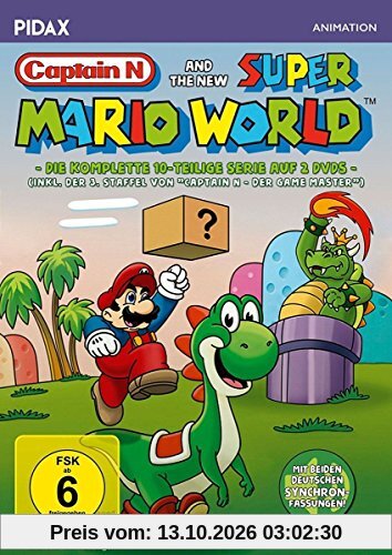 Captain N and the new Super Mario World / Die komplette 10-teilige Serie inkl. Staffel 3 von CAPTAIN N (Pidax Animation) [2 DVDs]