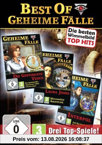 Best of Geheime Fälle Vol. 1 (Laura Jones / Die gestohlene Venus / Interpol)