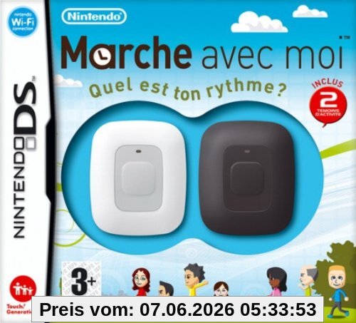 Marche avec moi : quel est ton rythme ? (2 podomÃ¨tres + logiciel + 2 clips de fixation pour podomÃ¨tre) [FR Import]