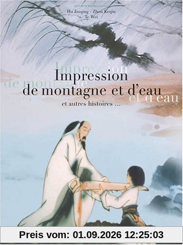 Impression de montagne et d'eau