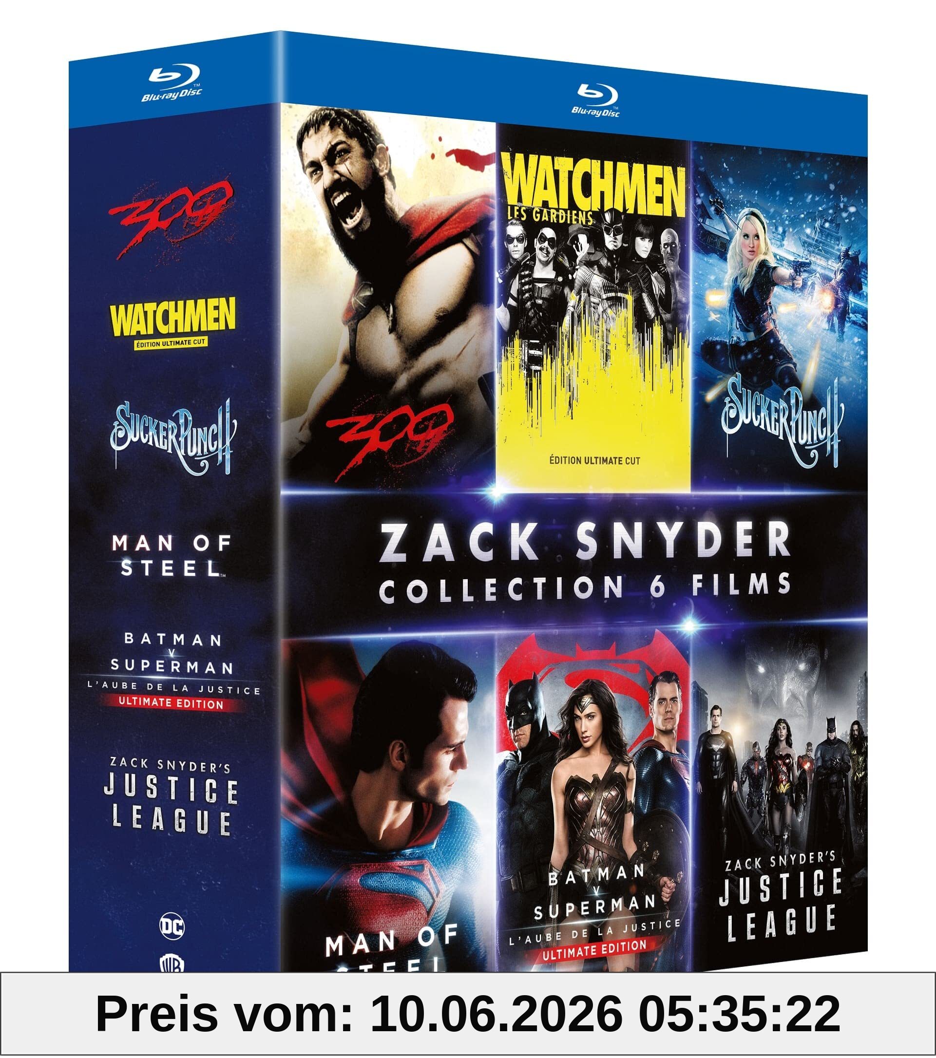 Coffret Zack Snyder Blu-ray