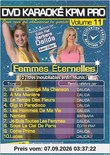 Karaoke Pro Vol.11 « Femmes Eternelles » [DVD-AUDIO]