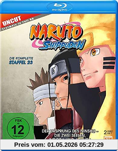 Naruto Shippuden - Staffel 23: Der Ursprung des Ninshu - Die zwei Seelen, Indora und Ashura (Folgen 679-689) [Blu-ray]