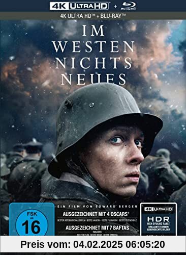 Im Westen nichts Neues (2022) - 2-Disc Limited Collector's Edition im Mediabook (UHD Blu-ray + Blu-ray)