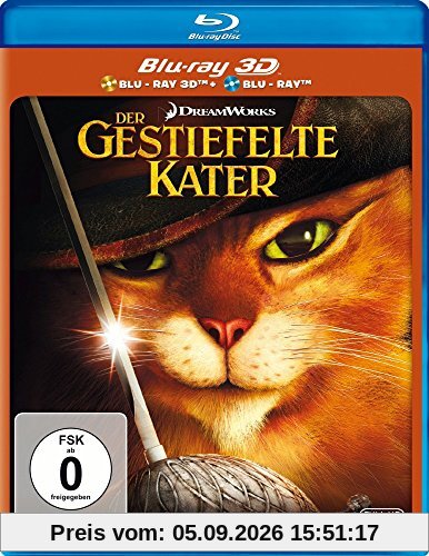 Der gestiefelte Kater (+ Blu-ray 2D) [Blu-ray 3D]
