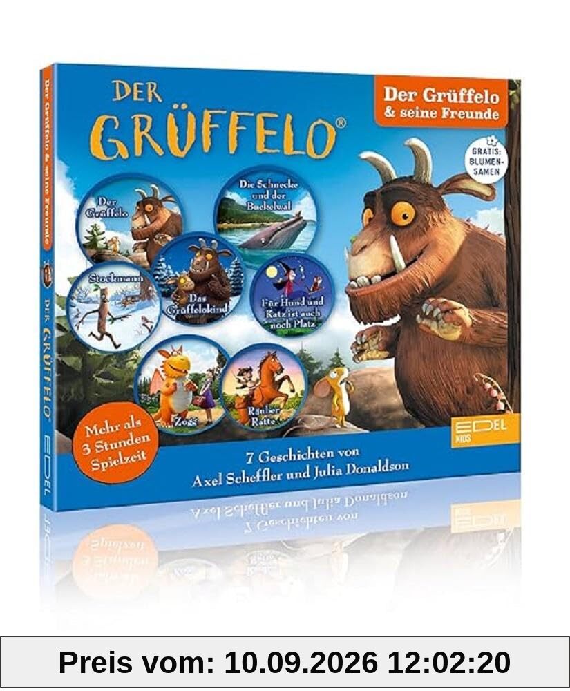 Der Grüffelo und seine Freunde - Die Original-Hörspiele zu den Filmen in einer Box mit GRATIS Blumensamen