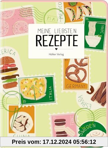 Meine liebsten Rezepte - Weltreise: Einschreibbuch