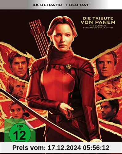 Die Tribute von Panem - 10th Anniversary 4K Ultimate Steelbook Collection (4 4K Ultra HDs + 4 Blu-rays) (exkl. Amazon)