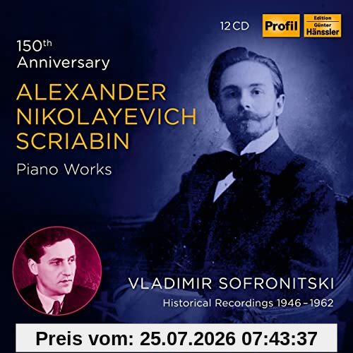 V. Sofronitski Alexander Nikolayevich Scriabin 150th Anniversary