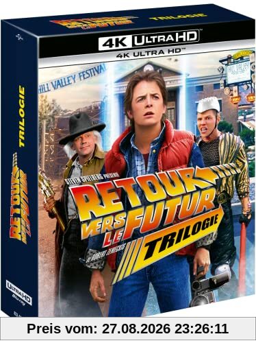 Retour vers le futur - trilogie 4k ultra hd [Blu-ray] [FR Import]