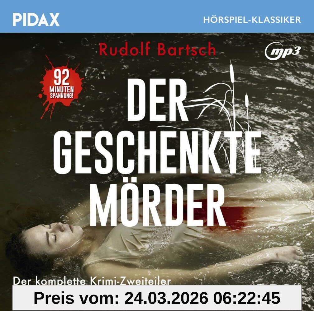 Der geschenkte Mörder + Bonus-Hörspiel: Der falsche Mann / Der komplette Krimi-Zweiteiler (Pidax Hörspiel-Klassiker)