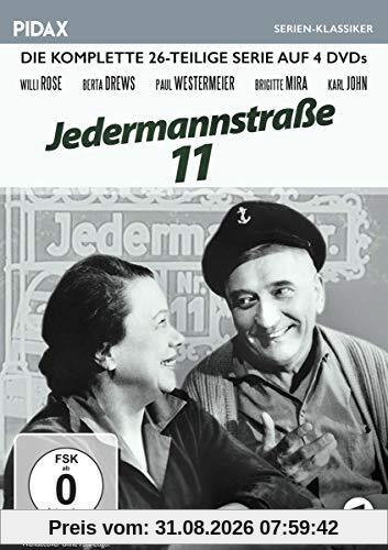 Jedermannstraße 11 / Die komplette 26-teilige Serie mit Starbesetzung (Pidax Serien-Klassiker) [4 DVDs]