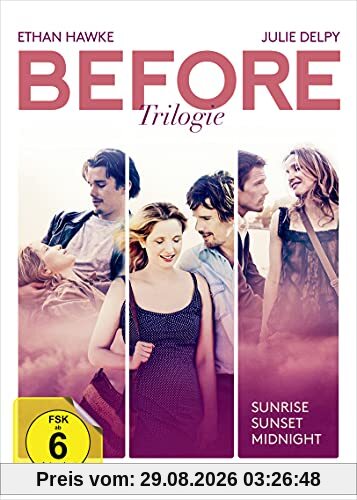 Before Trilogie: Before Sunset / Before Sunrise / Before Midnight [3 DVDs]