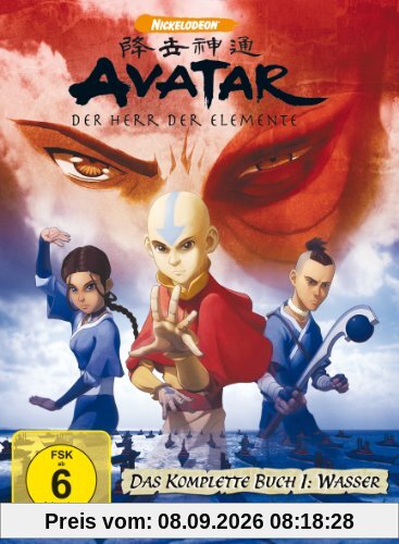 Avatar - Der Herr der Elemente, Das komplette Buch 1: Wasser [5 DVDs]