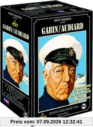 Coffret gabin-audiard : le baron de l' ecluse ; les grandes familles ; rue des prairies ; gasoil ; archimede le clochard [FR Import]
