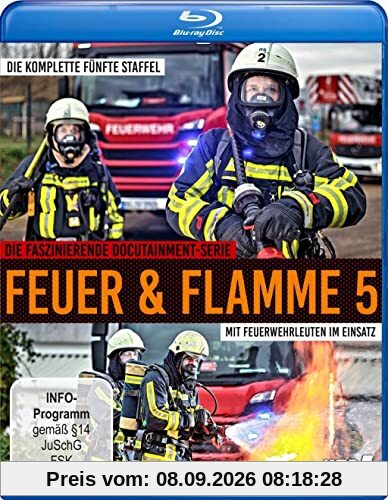 Feuer und Flamme - Mit Feuerwehrmännern im Einsatz - Staffel 5 [Blu-ray]