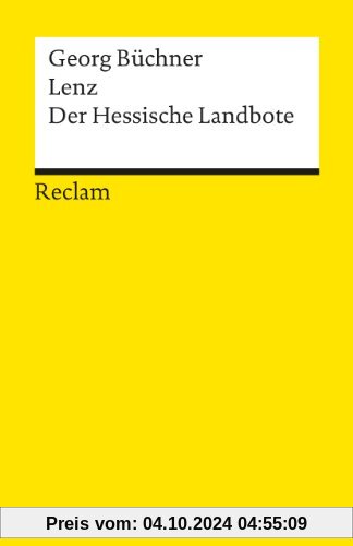 Lenz. Der hessische Landbote