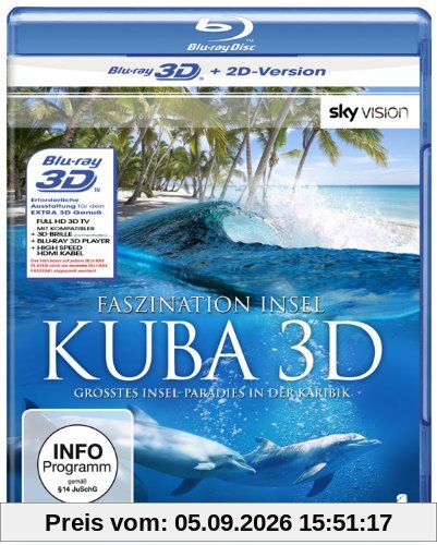 Faszination Insel - Kuba (SKY VISION) [3D Blu-ray + 2D Version]