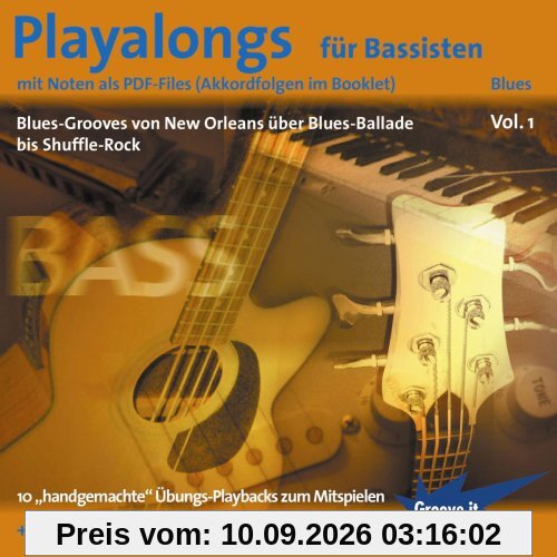 Playalongs für Bassisten Vol. 1 - Blues