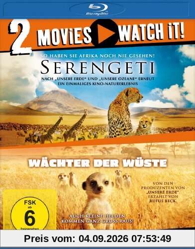 Serengeti/Wächter der Wüste [Blu-ray]