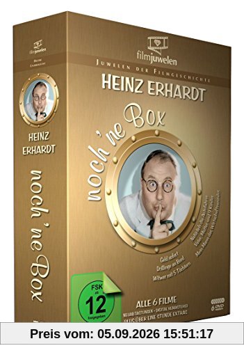 Heinz Erhardt - noch 'ne DVD Box (6 Kultfilme + Bonus-Filmclips) - Filmjuwelen