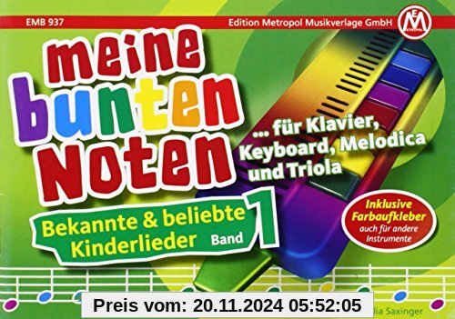 Meine bunten Noten Kinderlieder