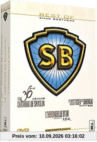 Coffret Shaw Brothers 3 DVD : La 36e chambre de Shaolin / Le Justicier de Shangaï / L'Hirondelle d'or