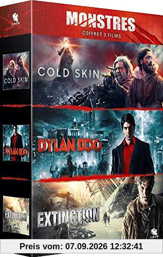 Monstres - coffret 3 films : cold skin + dylan dog + extinction [FR Import]