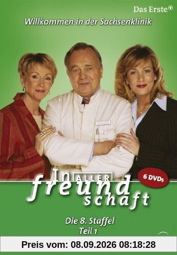 In aller Freundschaft - Die 08. Staffel, Teil 1, 24 Folgen [6 DVDs]