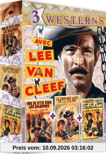 Coffret lee van cleef : le dernier jour de la colere ; pas de pitie pour les salopards ; la brute, le colt et le karaté [FR Import]