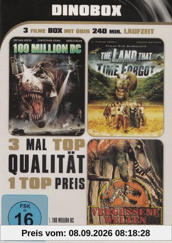 Dino Box : 100 Million BC - The Land That Time Forgot - Vergessene Welten - 3 Filme