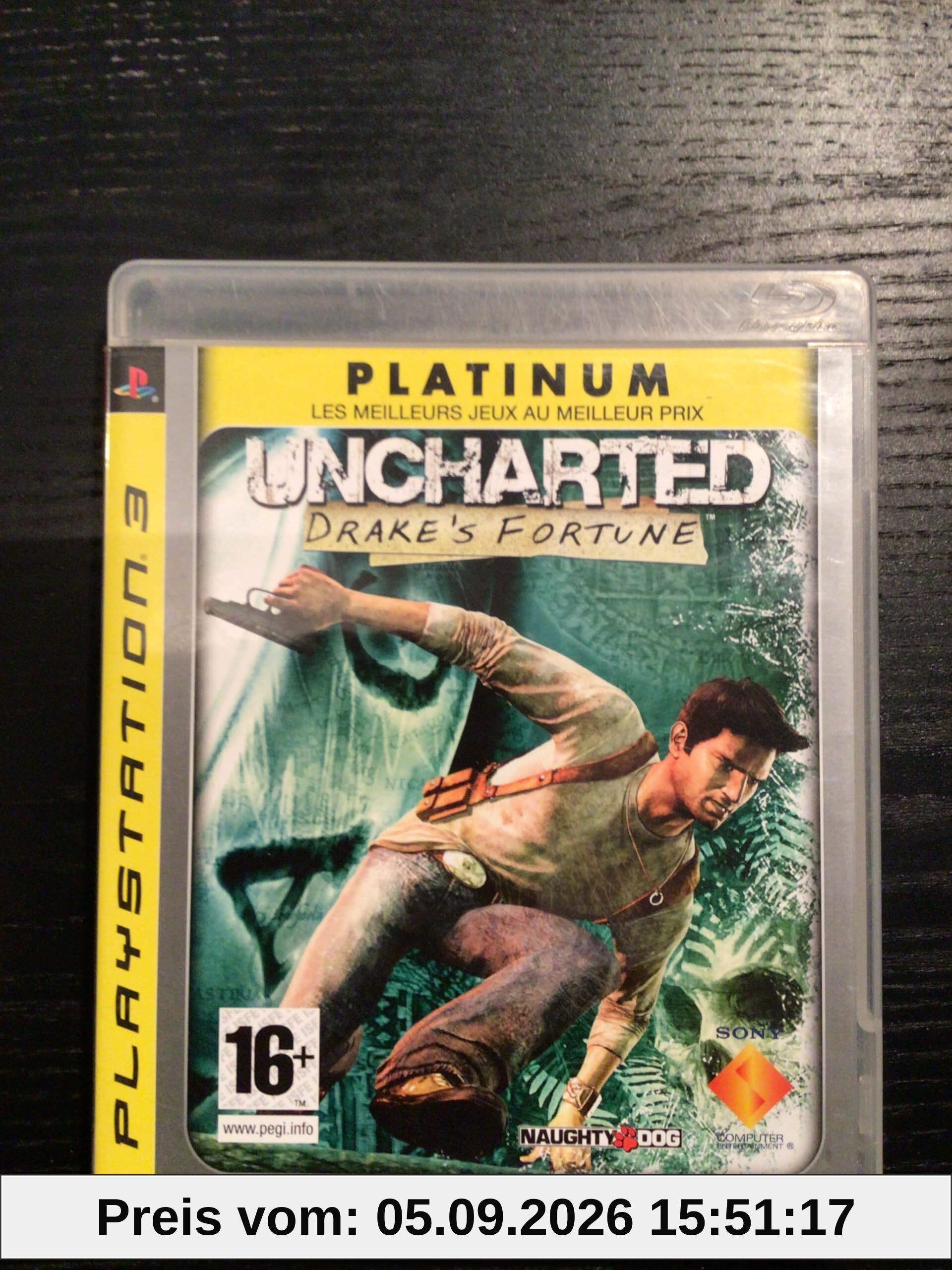 SONY COMPUTER Uncharted : Drake's Fortune (Platinum)