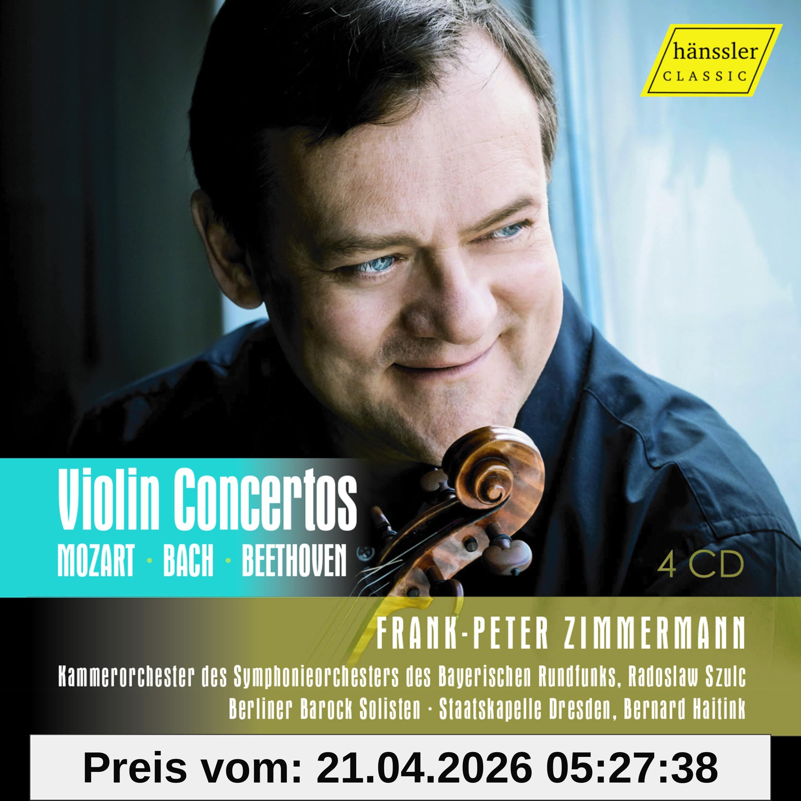 Zimmermann, F. P. Violin Concertos, Mozart 1-5, Beethoven, Bach