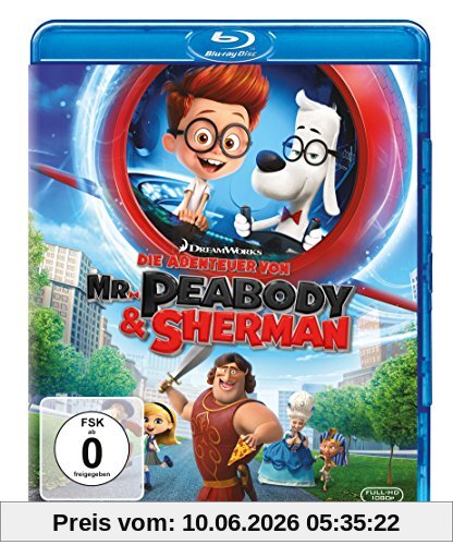 Die Abenteuer von Mr. Peabody & Sherman [Blu-ray]